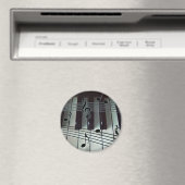 ピアノの鍵と音符 マグネット (インサイチュ (食洗機))