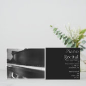 ピアノの鍵盤の招待状 招待状 (スタンド正面)