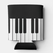 ピアノの鍵盤パーソナライズされた曲 缶クーラー (裏面)