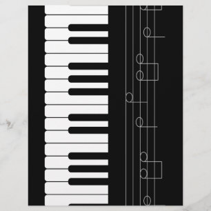 ピアノの鍵盤 チラシ