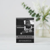 ピアノの音楽レッスン 名刺 (スタンド正面)