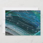 ピアノの音 バー ミッツヴァ への招待状 招待状 (裏面)