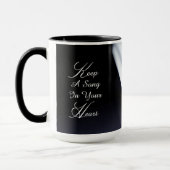 ピアノはあなたのハートの歌を保ちます マグカップ (左)