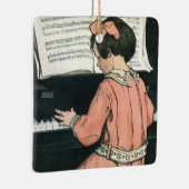 ピアノはかりで測・ミュージック・ガール・ジェシー・ウィルコックス・スミス セラミックオーナメント (右)