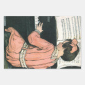 ピアノはかりで測・ミュージック・ガール・ジェシー・ウィルコックス・スミス ラッピングペーパーシート (正面2)