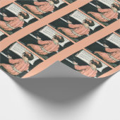 ピアノはかりで測・ミュージック・ガール・ジェシー・ウィルコックス・スミス ラッピングペーパー (角)