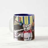 ピアノはクラブマグに耐えます ツートーンマグカップ (正面左)