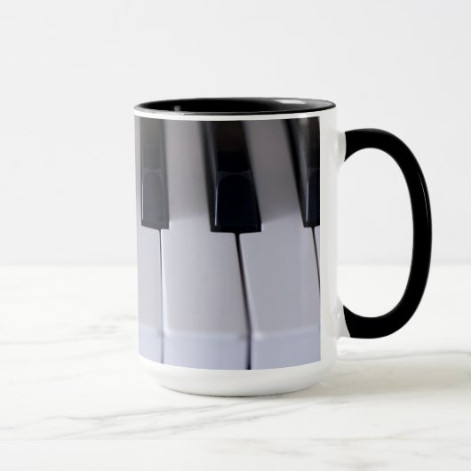 ピアノはコーヒー・マグを調整します マグカップ (右)