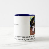 ピアノはピアノ子供のためのマグに耐えます ツートーンマグカップ (中央)