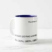 ピアノはピアノ学生のためのマグに耐えます ツートーンマグカップ (正面左)