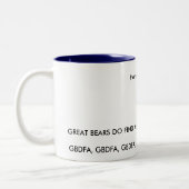 ピアノはピアノ学生のためのマグに耐えます ツートーンマグカップ (左)