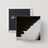 ピアノはボタンピンを調整します 缶バッジ (正面&裏面)