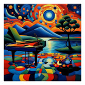 ピアノは二を待つ ポスター (正面)