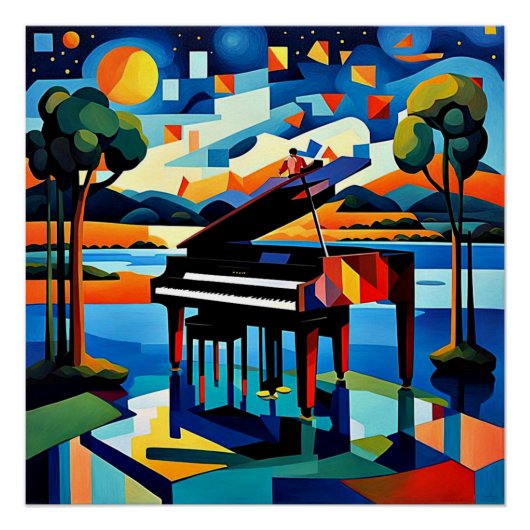 ピアノは五時を待つ ポスター (正面)