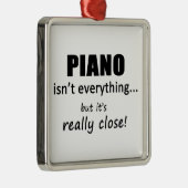 ピアノは全てではない メタルオーナメント (右)