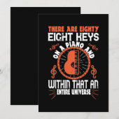 ピアノは八十八鍵ある セーブザデート (正面/裏面)