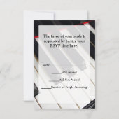 ピアノは写真を調整します 出欠カード (裏面)