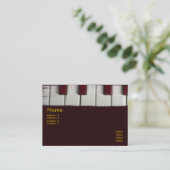 ピアノは名刺を調整します 名刺 (スタンド正面)