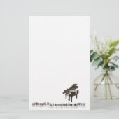 ピアノは文房具に注意します 便箋 (スタンド正面)