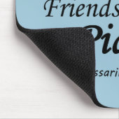 ピアノは私を幸せにする マウスパッド (コーナー)