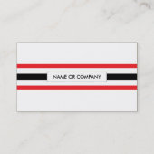 ピアノは縞で飾ります 名刺 (裏面)