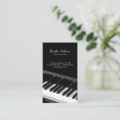 ピアノは音楽業界カードを調整します 名刺 (スタンド正面)