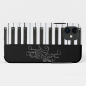 ピアノは音楽穹窖IDのiPhone 5の場合を調整します Case-Mate iPhoneケース (裏面(横))