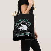 ピアノもし – マスターの前で トートバッグ (クローズアップ)