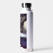 ピアノを叩く ウォーターボトル (左面)