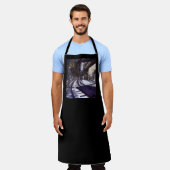 ピアノを叩く エプロン (着用した状態)