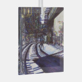 ピアノを叩く ガラスオーナメント (正面右)