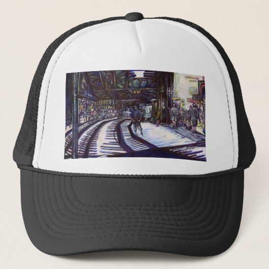 ピアノを叩く キャップ (正面)