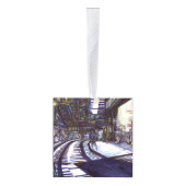 ピアノを叩く キューブオーナメント (右)