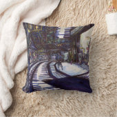 ピアノを叩く クッション (ブランケット)