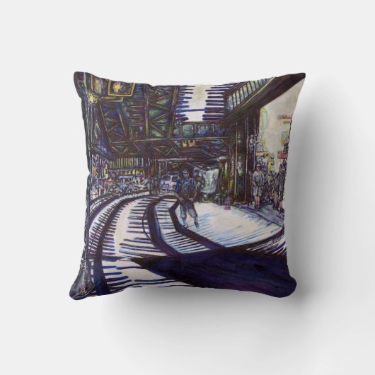 ピアノを叩く クッション (裏面)