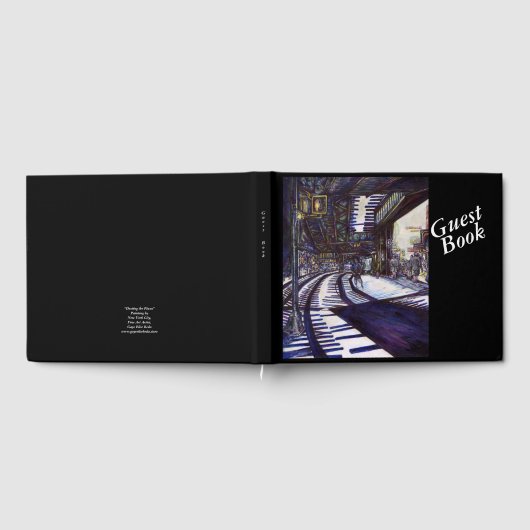 ピアノを叩く ゲストブック (全面)