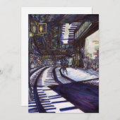 ピアノを叩く シーズンカード (正面/裏面)