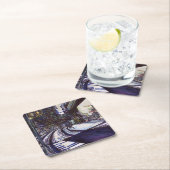 ピアノを叩く スクエアペーパーコースター (インサイチュ)