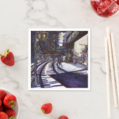 ピアノを叩く スタンダードカクテルナプキン (インサイチュ)