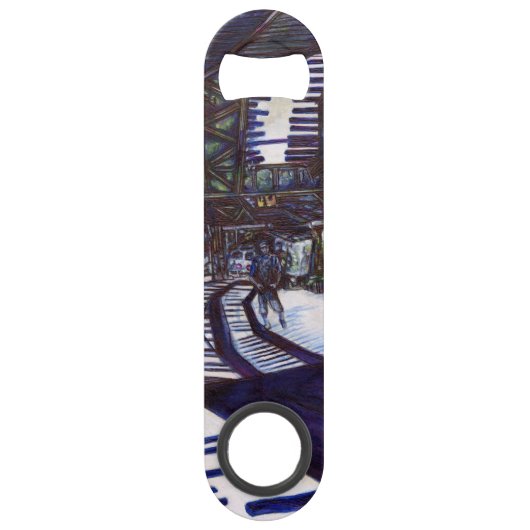 ピアノを叩く スピード栓抜き (正面)