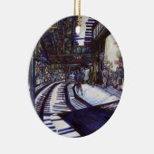 ピアノを叩く セラミックオーナメント (右)