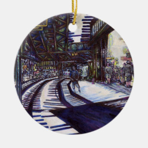 ピアノを叩く セラミックオーナメント