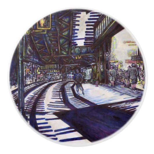 ピアノを叩く セラミックノブ (正面)