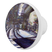 ピアノを叩く セラミックノブ (右)