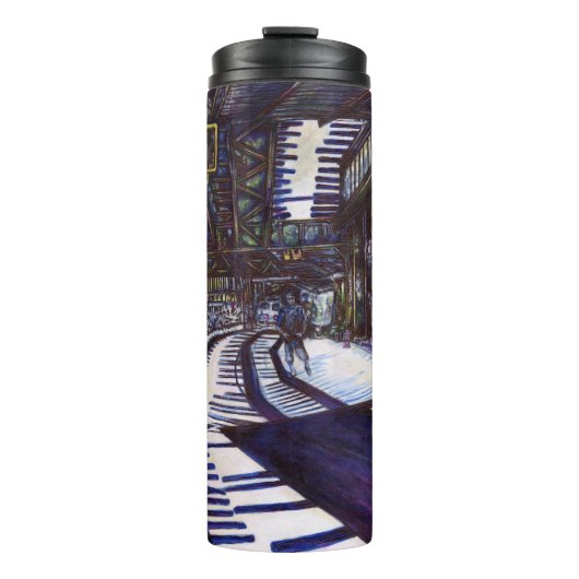 ピアノを叩く タンブラー (正面)