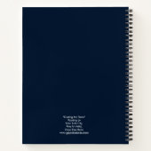 ピアノを叩く ノートブック (裏面)