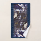 ピアノを叩く バスタオルセット (ハンドタオル)