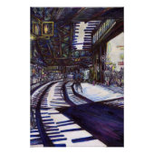 ピアノを叩く ポスター (正面)