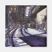 ピアノを叩く マグネット (正面)