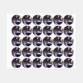 ピアノを叩く ラベル (シート)